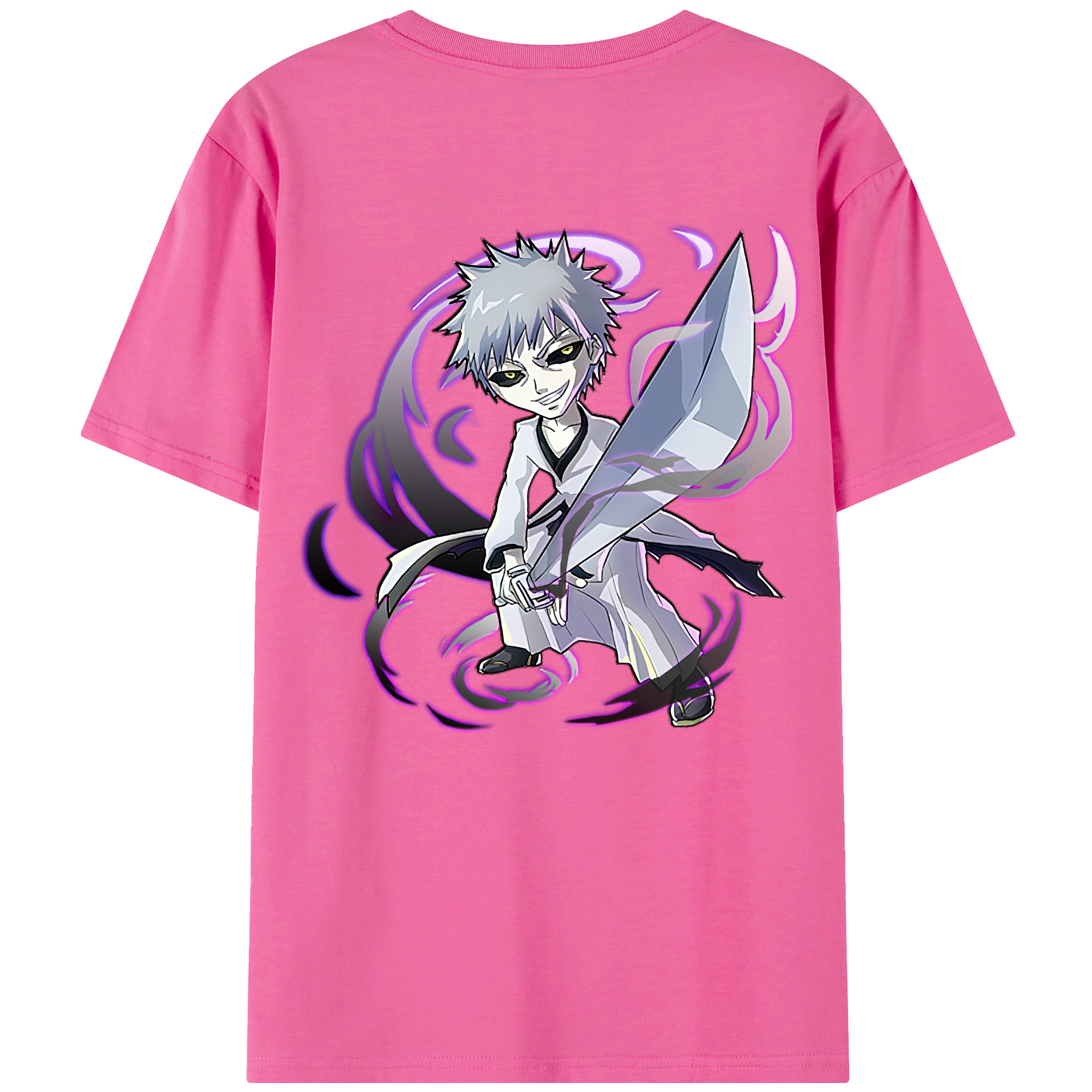 （画像用） ブリーチ 黒崎一護（くろさき いちご）BLEACH Kurosaki Ichigo レディース半袖Tシャツ(バックプリント)